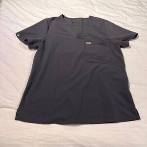 Dark grey catarina scrub top